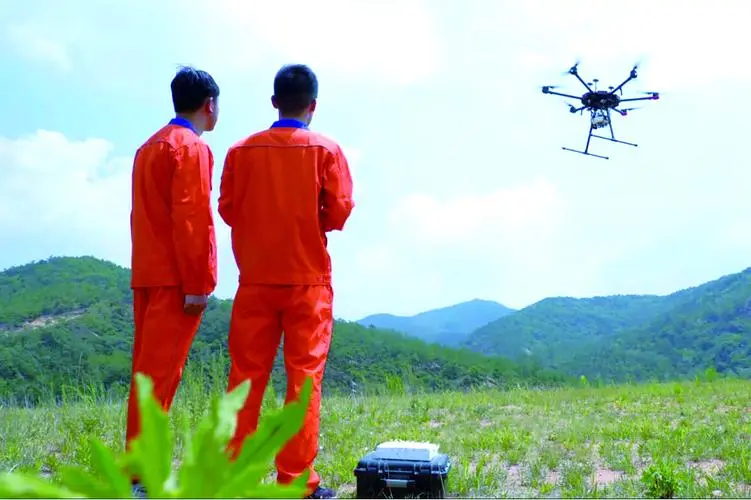 墨竹工卡无人机倾斜摄影巡检拍摄